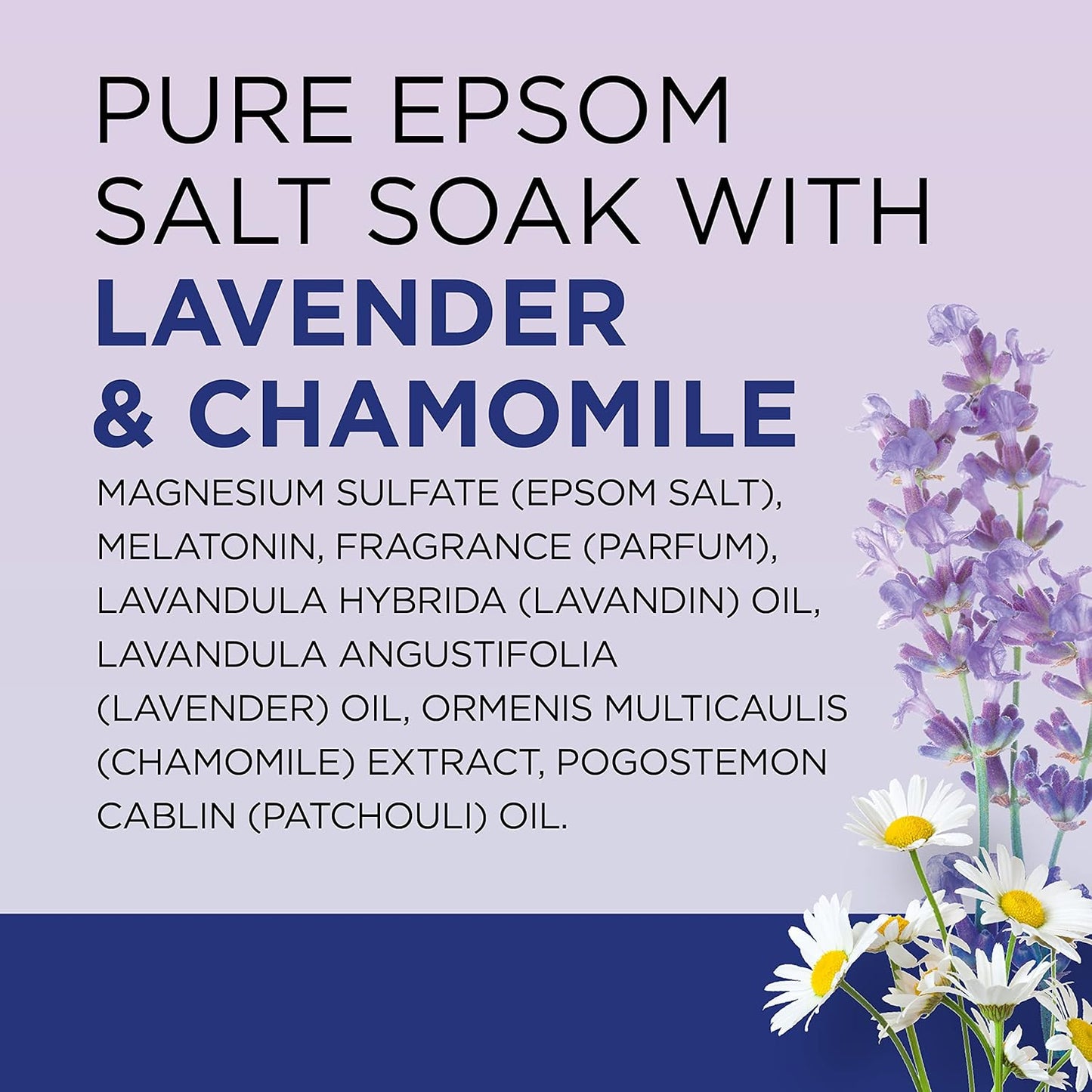 Pure Epsom Salt, Melatonin Sleep Soak with Essential Oil Blend, 3 Pound (Pack of 4)